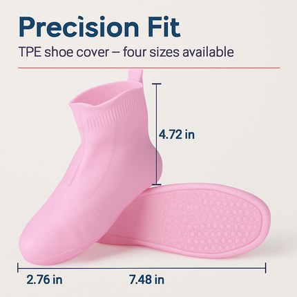 Waterproof Shoe Covers for Rain - Non-Slip Protectors