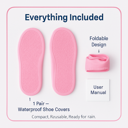 Waterproof Shoe Covers for Rain - Non-Slip Protectors