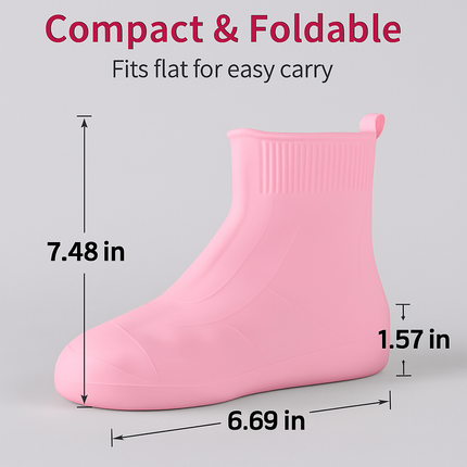 Waterproof Shoe Covers for Rain - Non-Slip Protectors