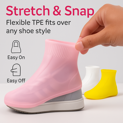 Waterproof Shoe Covers for Rain - Non-Slip Protectors