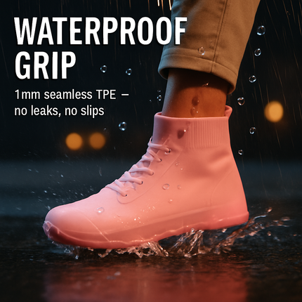 Waterproof Shoe Covers for Rain - Non-Slip Protectors