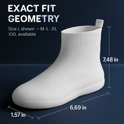 Waterproof Shoe Covers for Rain - Non-Slip Protectors