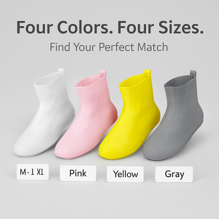 Waterproof Shoe Covers for Rain - Non-Slip Protectors