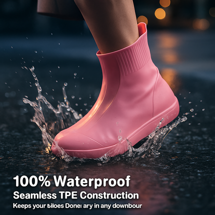 Waterproof Shoe Covers for Rain - Non-Slip Protectors