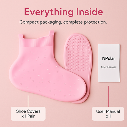 Waterproof Shoe Covers for Rain - Non-Slip Protectors