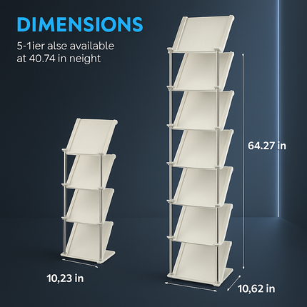 Narrow Vertical Shoe Rack 5 Tier Organizer
