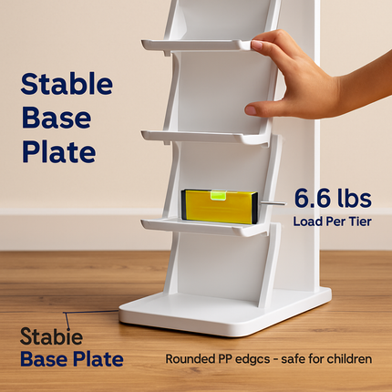 Narrow Vertical Shoe Rack 5 Tier Organizer