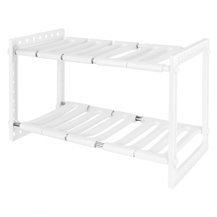 2-Tier Under Sink Organizer with Extendable Shelves