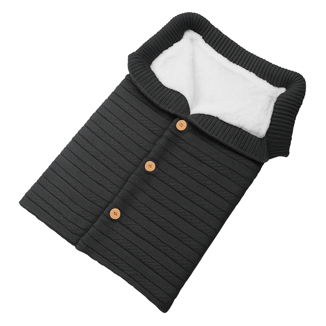 Baby Knit Swaddle Blanket for Newborns - Cozy Fleece Wraps