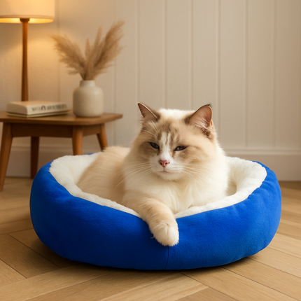 Pet Dog Bed: Soft Fleece Nest for Small Dogs