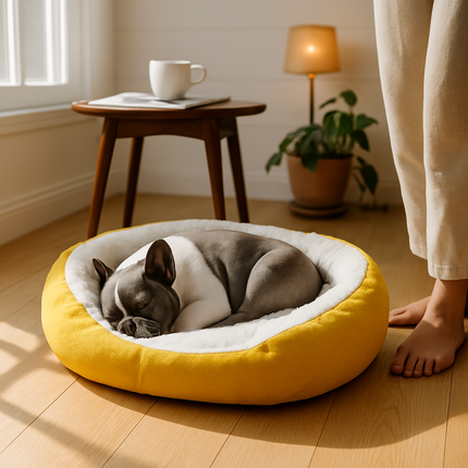 Pet Dog Bed: Soft Fleece Nest for Small Dogs