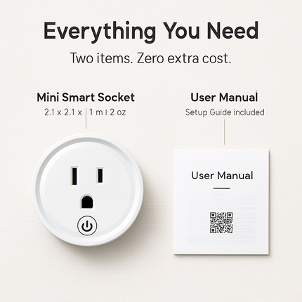 WiFi Smart Plug Outlet with Remote Control