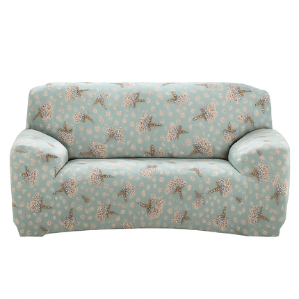 Printed Stretch Sofa Cover for 1-Seater - Slim Fit