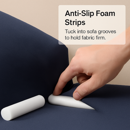 Printed Stretch Sofa Cover for 1-Seater - Slim Fit