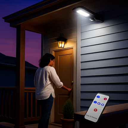 Solar Powered Motion Sensor Wall Light 300W