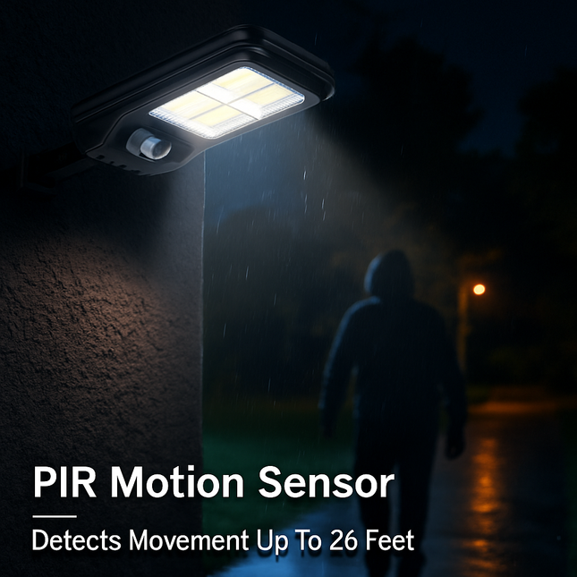 Solar Powered Motion Sensor Wall Light 300W