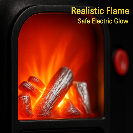 Plug-In Space Heater with Remote, Wall Outlet