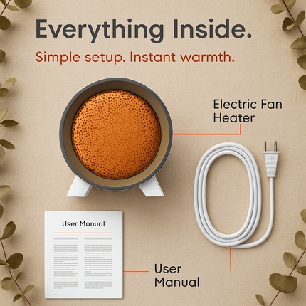 Ceramic Space Heater with 3 Modes and Fast Heating
