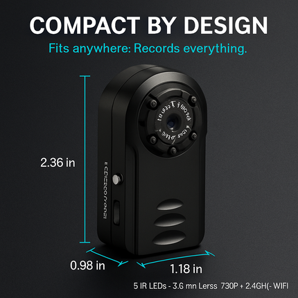 Mini WiFi Camera for Discreet Home Surveillance