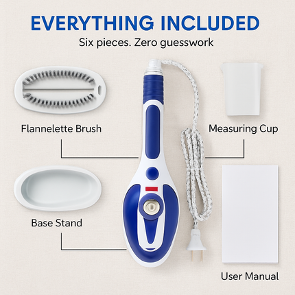 Handheld Garment Steamer with 3-Stage Steam