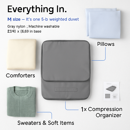 Large Foldable Bedding Storage Bag for Duvet