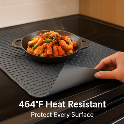 Stove Top Cover Silicone Protector for Glass Electric