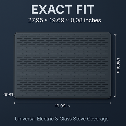 Stove Top Cover Silicone Protector for Glass Electric