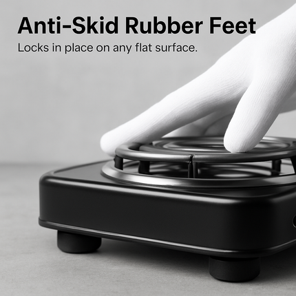 Compact Portable Burner Stove for Countertop Cooking
