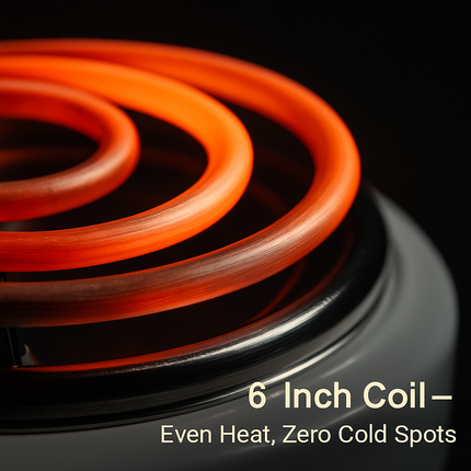Compact Portable Burner Stove for Countertop Cooking