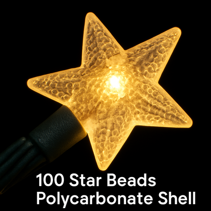 Solar Powered String Lights Fairy Star Lamps