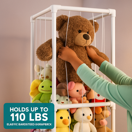 Stuffed Animal Storage Plush Organizer Shelf