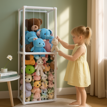 Stuffed Animal Storage Plush Organizer Shelf