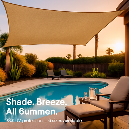 Rectangle Top Canopy Awning Shelter for Outdoors