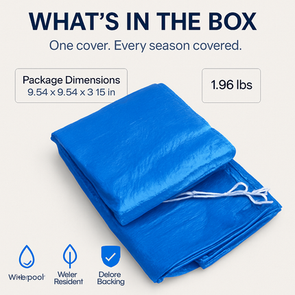 Swimming Pool Cover Protector: Dustproof and Waterproof