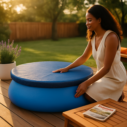 Swimming Pool Cover Protector: Dustproof and Waterproof
