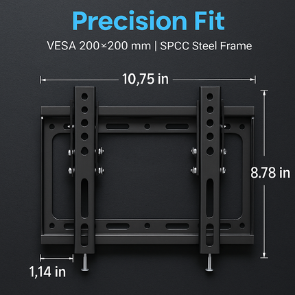 TV Wall Mount Bracket Tilt for 13"-42" LED/LCD/PLASMA Flat TV VESA 200x200mm
