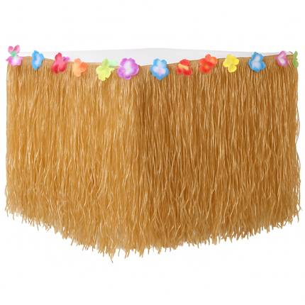 Grass Table Skirt - Tropical Luau Decor for Tables