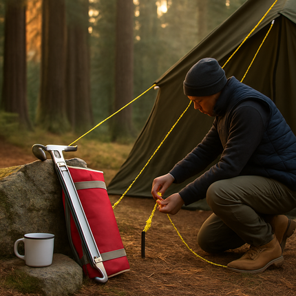 Tent Stakes Camping Hammer Tent Pegs Set for Tents