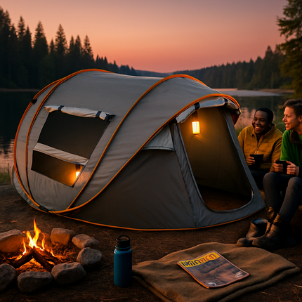 5-8 Person Pop Up Tent with Instant Setup