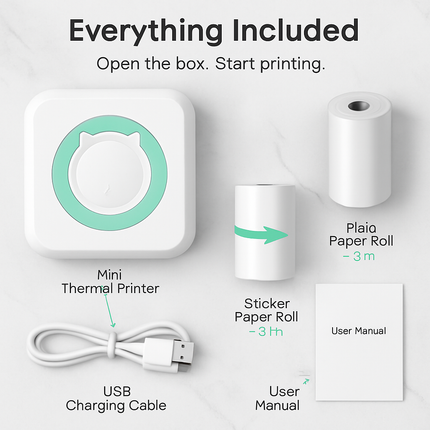 Mini Thermal Printing Paper Plate for Portable Printers