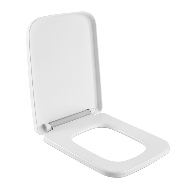 Square Toilet Seat with Grip-Tight Bumpers