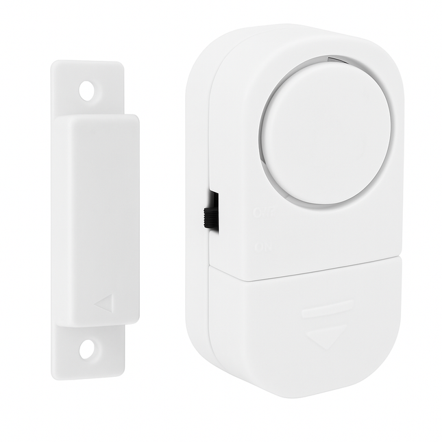 Wireless Window Door Magnet Alarms Magnetic Sensor Security Burglar Alarm For Kid Safety w/ Batteries
