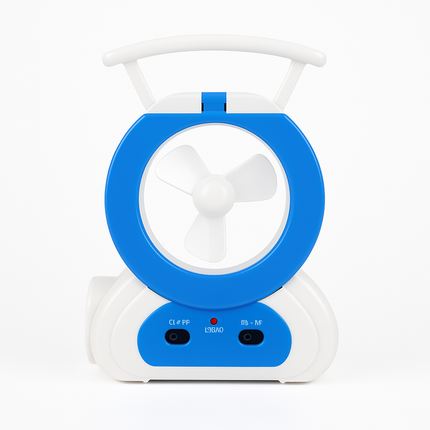 Desk Cooling Fan with LED Lamp and Emergency Light