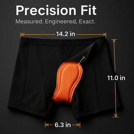 Men\'s Cycling Underwear Shorts 3D Padded Bike Underwear Shorts Breathable Moisture Absorbing Quick Dry