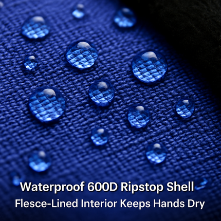 Ice Scraper Glove Car Windshield Snow Scraper Remover Glove Lined of Fleece Winter Ice Scraper Mitt Keep Warm