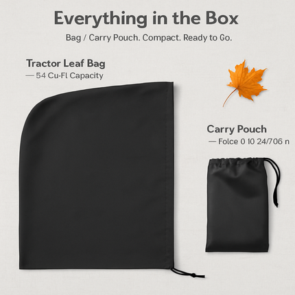 Lawn Tractor Leaf Bag for Ride-On Mowers