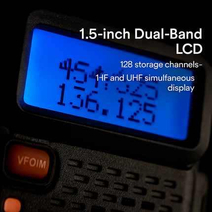 Dual-Band Walkie Talkie for Everyday Use