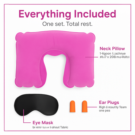 U-Shape Travel Neck Pillow for Comfort on the Go