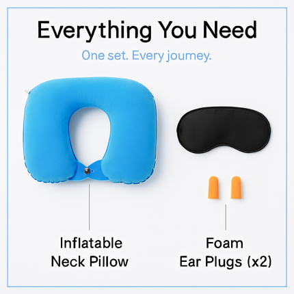U-Shape Travel Neck Pillow: Packable Comfort
