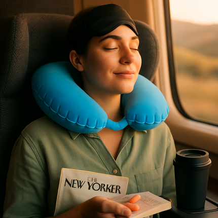 U-Shape Travel Neck Pillow: Packable Comfort